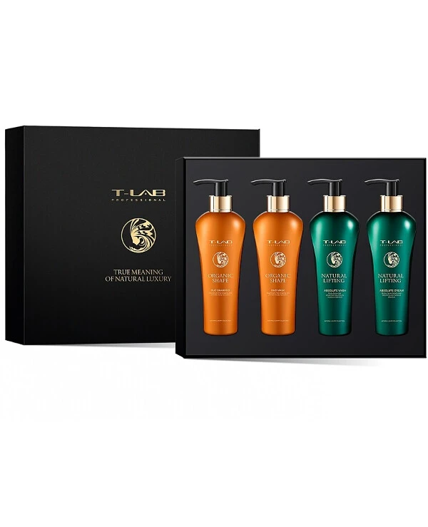 T-Lab Professional - Набор для волос и тела Natural Lifting + Organic Shape Love Set 