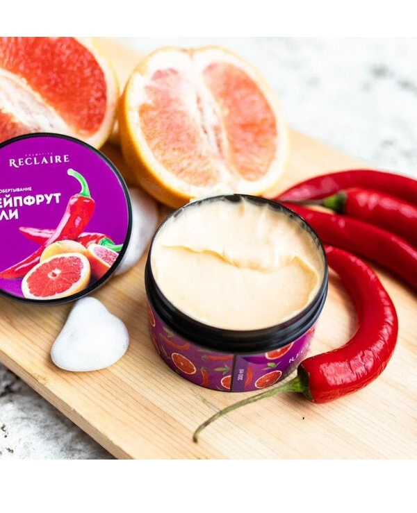 Reclaire - Hot wrap Grapefruit-Chile  200ml back