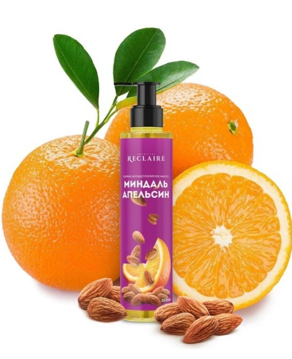 Reclaire - Hot anti-cellulite oil Almond - Orange  200ml back