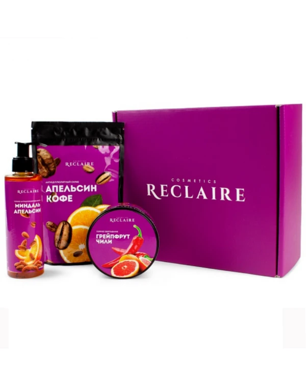 Reclaire - Hot complex Scrub + Wrap + Oil  200ml * 2