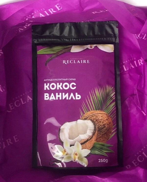 Reclaire Anti-cellulite scrub Coconut-vanilla | Anti-cellulite scrub Coconut-vanilla_3