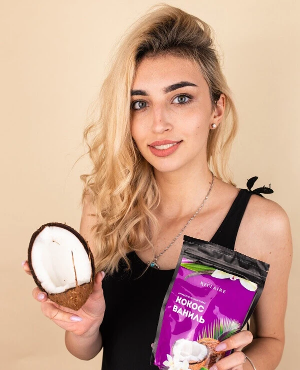 Reclaire - Anti-cellulite scrub Coconut-vanilla  250 g back
