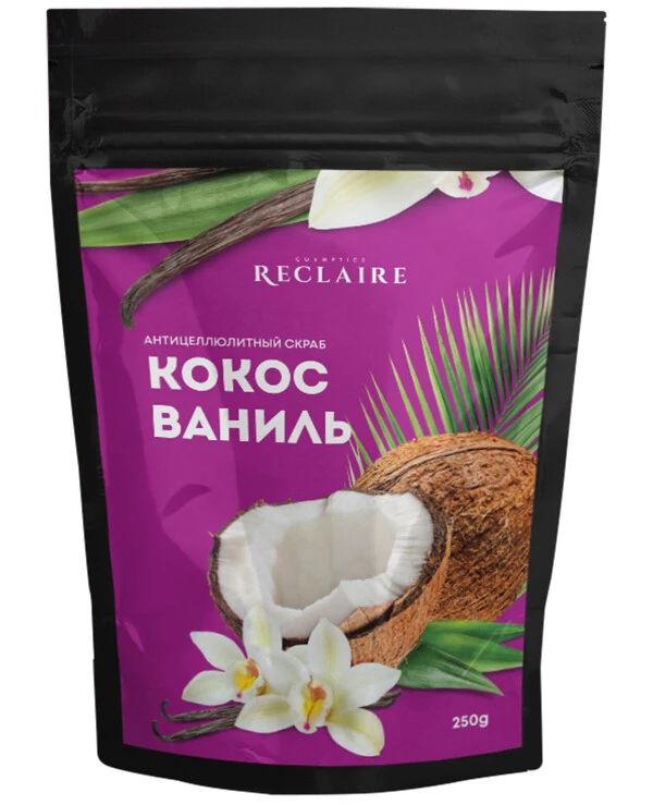 Reclaire - Anti-cellulite scrub Coconut-vanilla  250 g