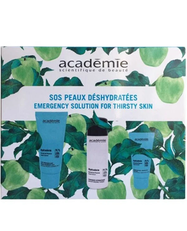 Academie - Moisturizing kit Hydraderm Emergency Solution For Thirsty Skin 15ml