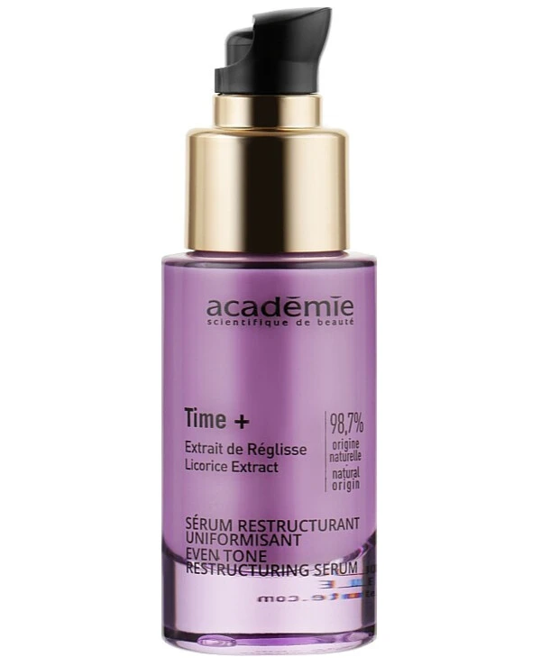 Academie - Correcting serum for leveling tone Time+ Even Tone Restructuring Serum 30ml