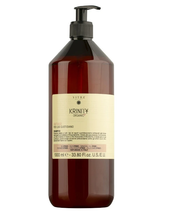 Vitha Органический шампунь против старения волос | Krinity Organic Antiage Shampoo фото, цена, купить