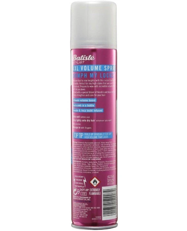 Batiste Спрей для экстра объема волос | Dry Styling Oomph My Locks XXL Volume Spray фото, ценна, купить