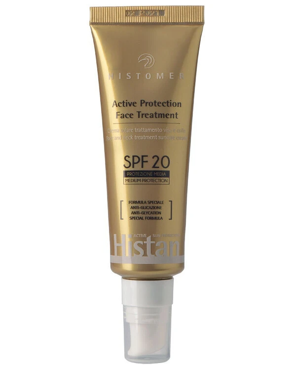 Histomer - Омолаживающий крем для лица с эффектом анти-гликации Histan Active Protection Face Treatment SPF-20 50 мл