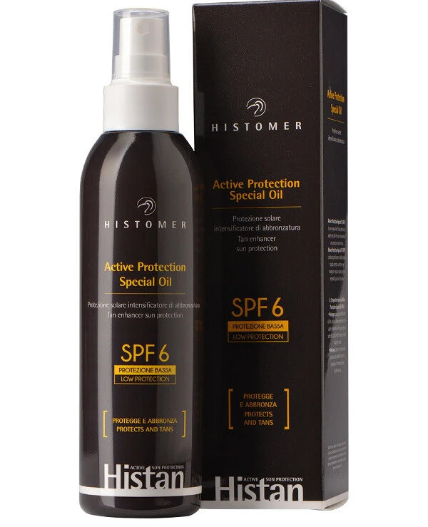 Histomer - Солнцезащитное масло-бронзатор SPF-6 Histan Active Protection Special Оil SPF-6 200 мл