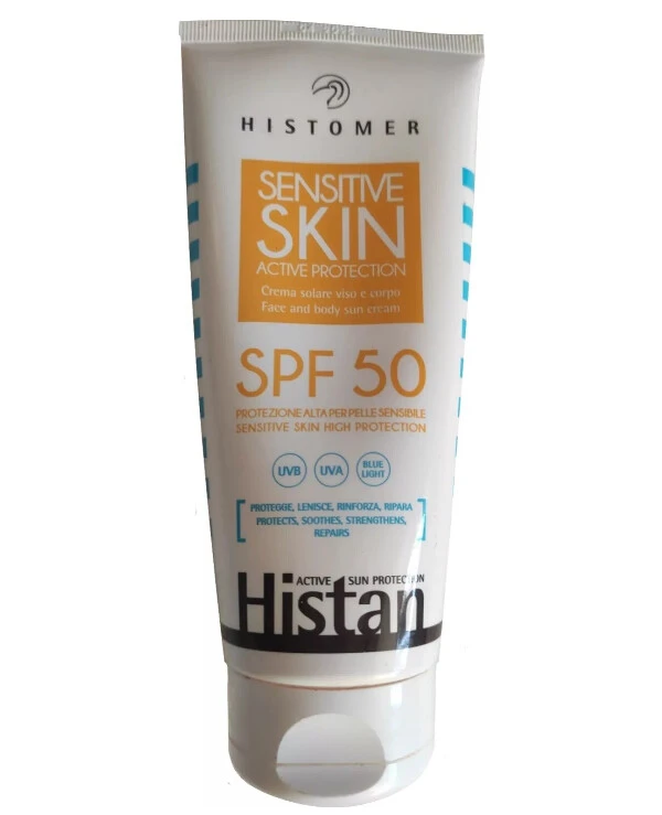 Histomer - Солнцезащитный крем для лица и тела SPF30 Histan Sensitive Skin Active Protection 200 мл
