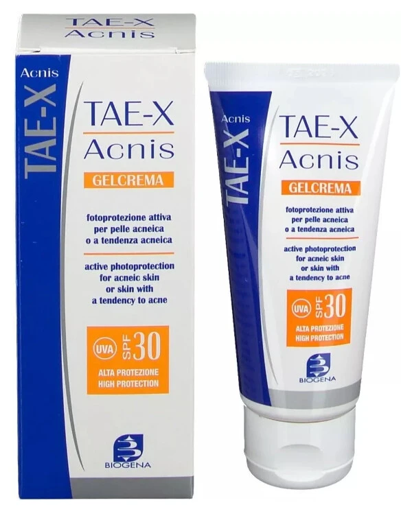 Histomer - Солнцезащитный крем для жирной кожи и кожи с акне SPF30 Biogena TAE X Acnis SPF 30 60 мл