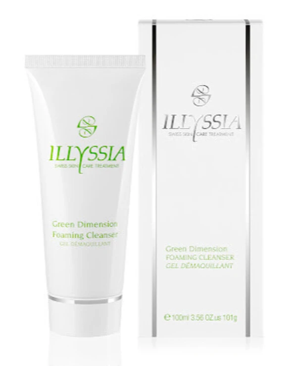 Illyssia Гель очищающий для лица и шеи | Green Dimension Foaming Cleanser фото, цена