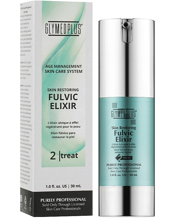 GlyMed Plus - Восстанавливающий эликсир с фульвовой кислотой Skin Restoring Fulvic Elixir 30 мл back
