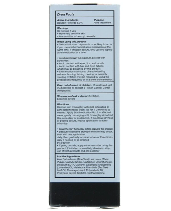 GlyMed Plus Лечение акне и постакне с 5% перекисью бензоила | Skin Medication No. 5 фото, цена, купить
