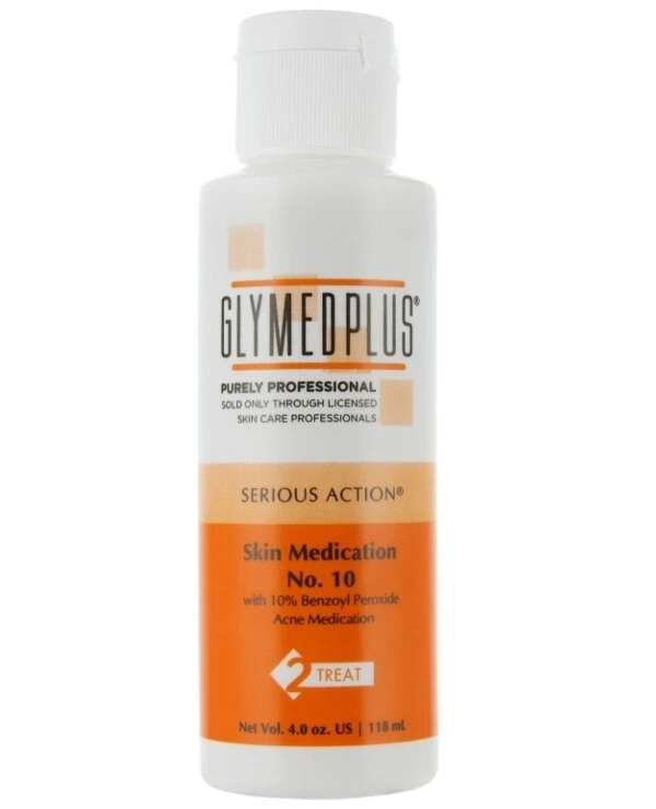 GlyMed Plus - Лечение акне и постакне с 10% перекисью бензоила Skin Medication No. 10 118 мл