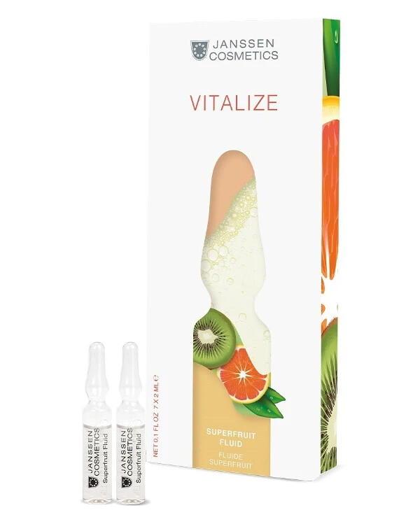 Janssen cosmetics - Фруктовые ампулы с витамином С Ampoules Superfruit Fluid 2 мл х 7 шт