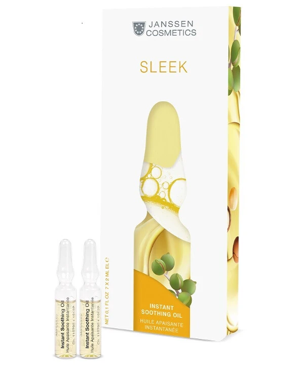 Janssen cosmetics - Обогащенный активный концентрат для чувствительной кожи Ampoules Instant Soothing Oil 2 мл х 7 шт