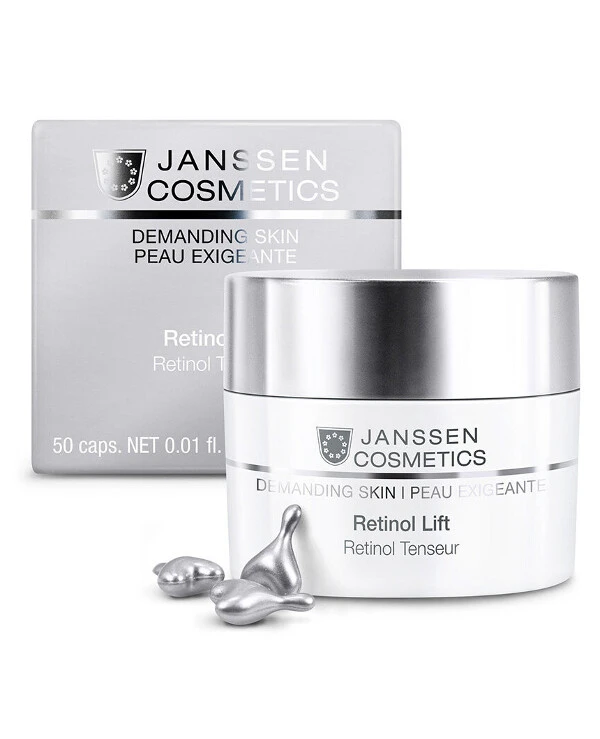 Janssen cosmetics - Капсулы с ретинолом для разглаживания морщин Demanding Skin Retinol Lift 150 мл