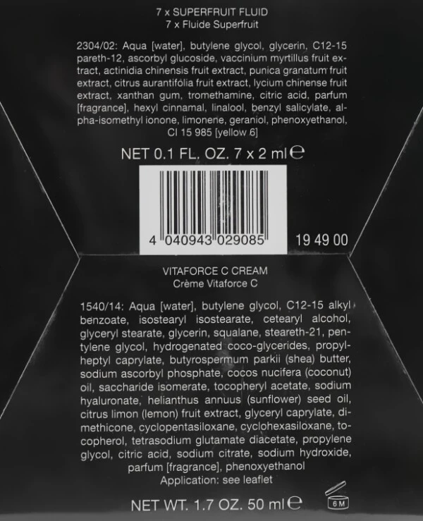 Janssen cosmetics Набор для лица Суперфрукт | Набор для лица Суперфрукт_2