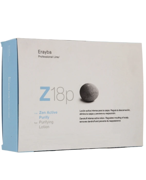 Erayba - Ампулы против перхоти Z18p Purifying Lotion 8 мл х 12 шт