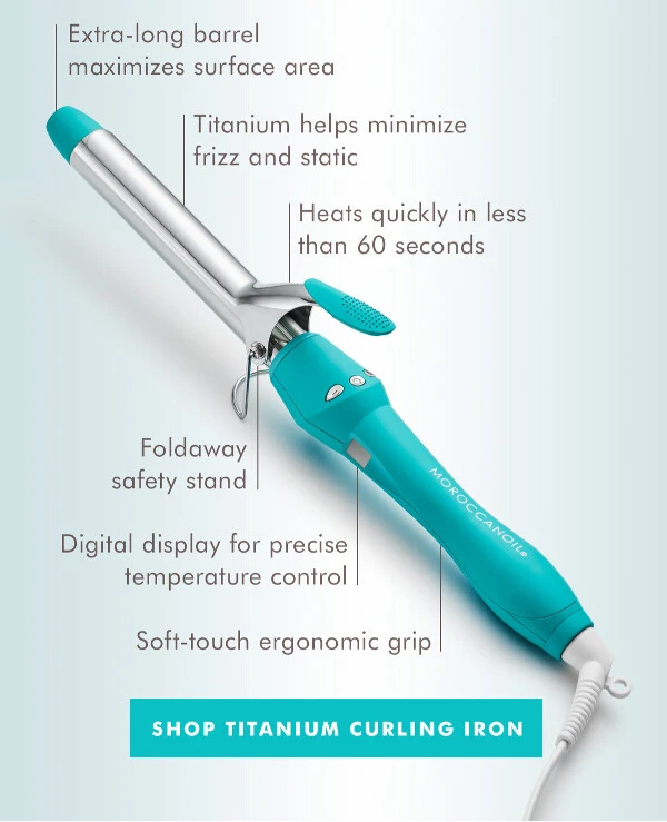 MoroccanOil Плойка для завивки | Titanium Curling Iron фото, цена, купить