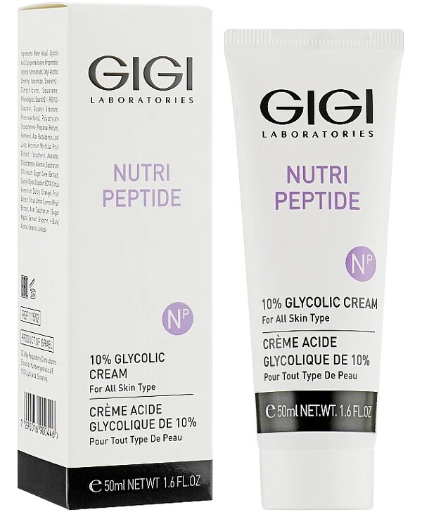 Gigi cosmetics - Крем с 10% гликолевой кислотой Nutri-Peptide 10% Glycolic Cream 50 мл