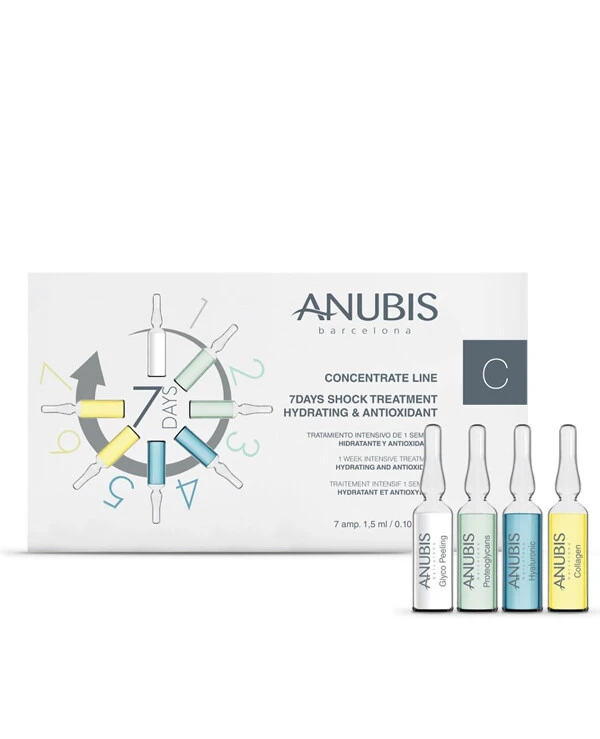 Anubis Barcelona - Shock Therapy 7 Days Moisturizing & Antioxidant Concentrate Line 7 Days Shock Treatment-Hydratring & Antioxidant 