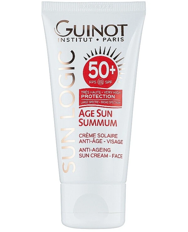 Guinot - Антивозрастной крем от солнца SPF50+ Age Sun Summum Anti-Ageing Sun Cream Face Spf - 50+ 50 мл