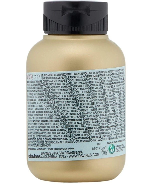 Davines Powder texturizer for instant hair volume | Powder texturizer for instant hair volume2