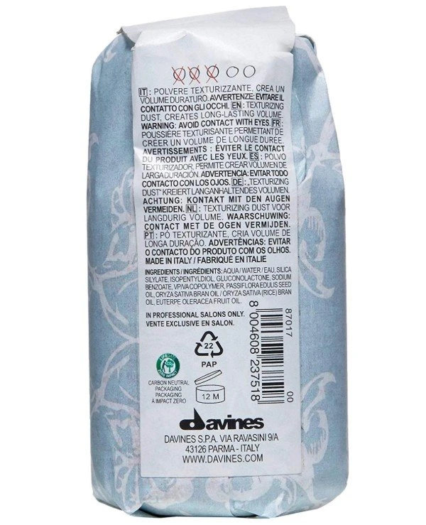 Davines Powder texturizer for instant hair volume | Powder texturizer for instant hair volume3