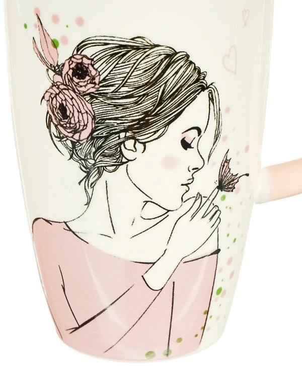 Home decor Mug with a print, 570 ml | Mug for girls with a print_2