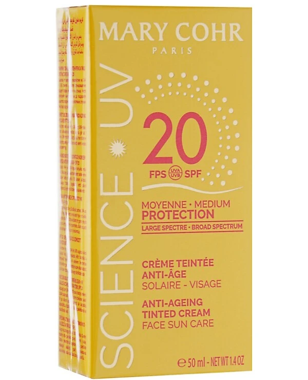 Mary Cohr - Солнцезащитный тональный крем для лица SPF 20 Anti-Ageing Tinted Cream SPF 20 50 мл