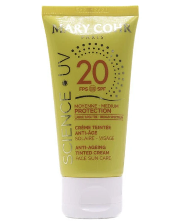 Mary Cohr - Солнцезащитный тональный крем для лица SPF 20 Anti-Ageing Tinted Cream SPF 20 50 мл back