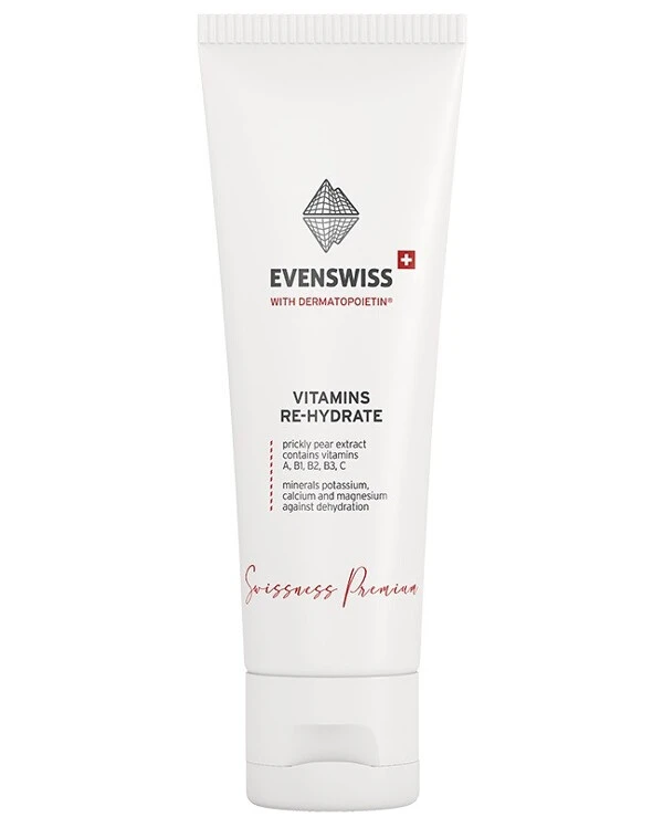 Evenswiss - Увлажняющий крем с экстрактом опунциии и витаминами Vitamins re-hydrate 30 мл back