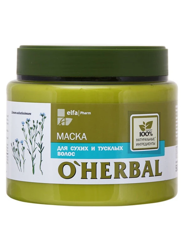 O'Herbal - Маска для волос Flax Extract Mask 500 мл