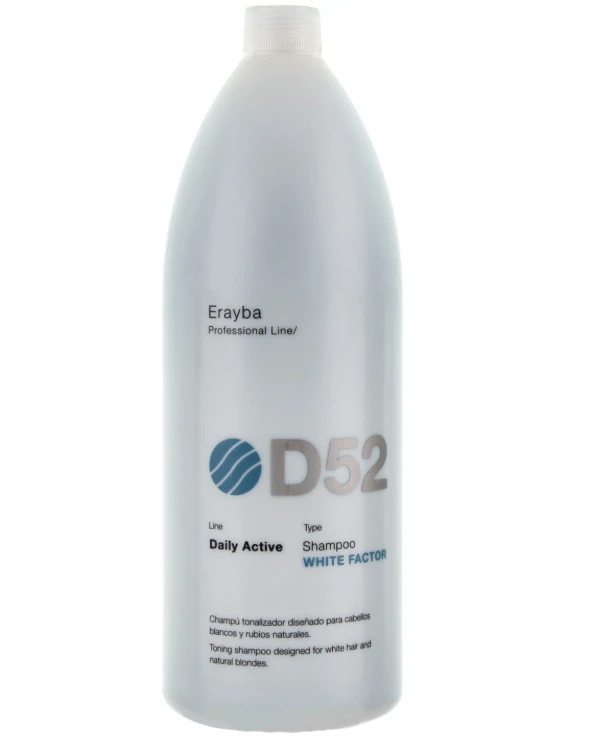 Erayba - Shampoo for gray and bleached hair D52 White Factor Shampoo 1500ml