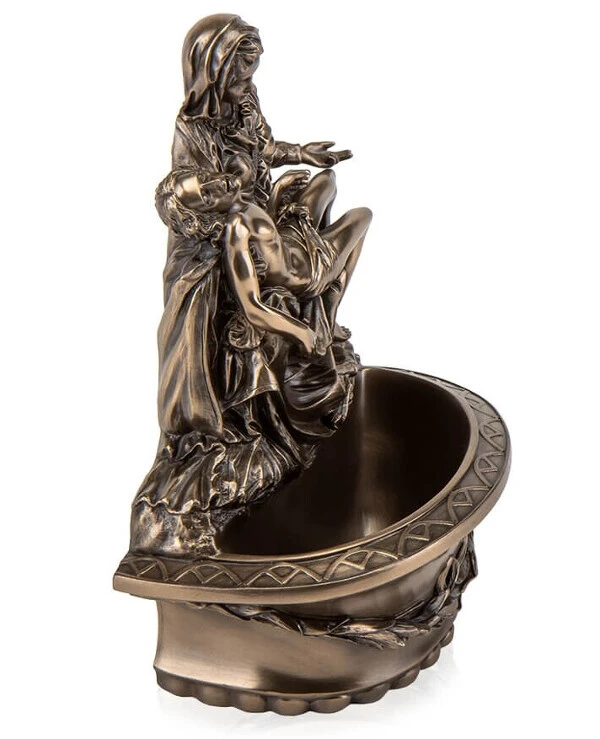 Veronese - Figurine Virgin Mary and Jesus (20.5 cm) 77684A1  Bronze back