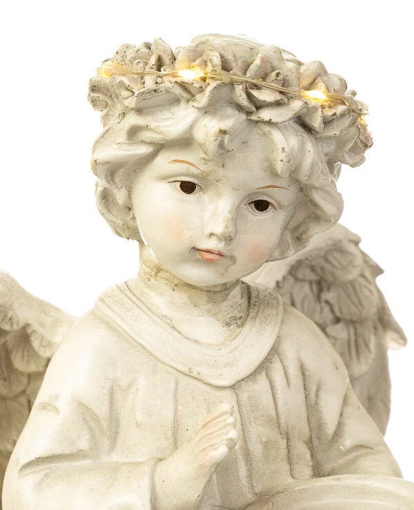 Statuettes Ангел светящийся со свечой (15.5*13*23.5 см) | Ангел светящийся со свечой_4