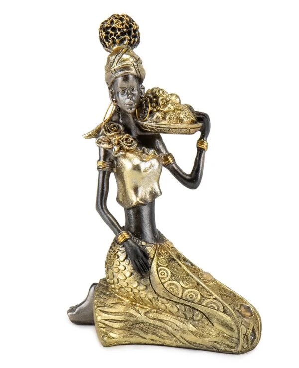 Statuettes - Статуэтка Египтянка (19 см)  Золото