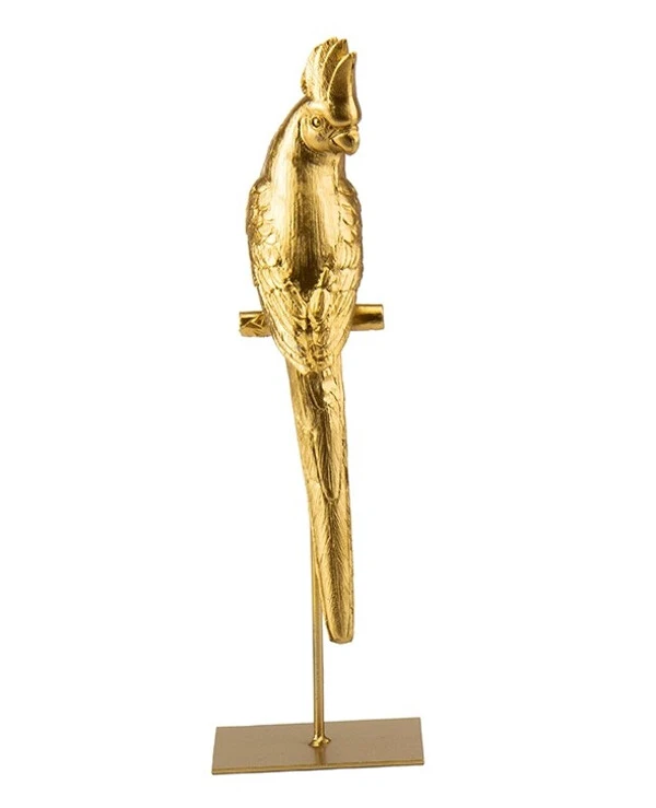 Statuettes - Статуэтка Попугай Голди (27.5)  Золото