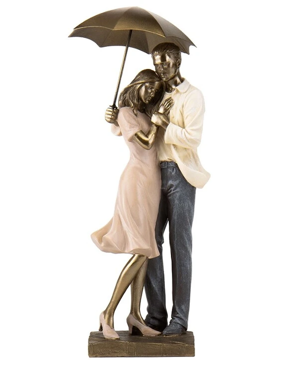 Statuettes - Статуэтка Чувства под дождем (40.5 см)  Золото