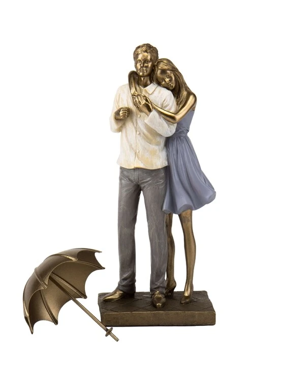 Statuettes Статуэтка Двое под зонтом (29.5 см) | Статуэтка Двое под зонтом (29