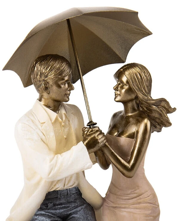 Statuettes Статуэтка Свидание под дождем (37 см) | Статуэтка Свидание под дождем (37 см)_4