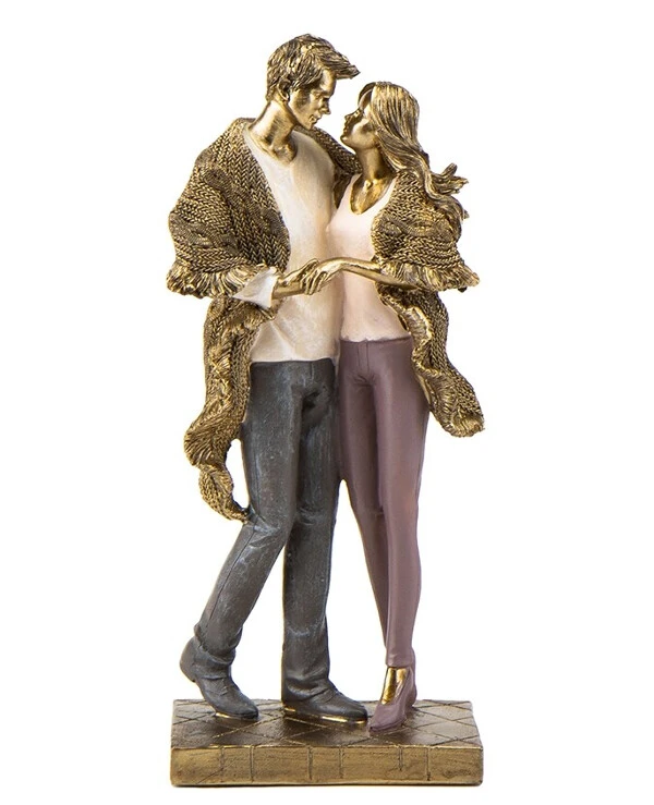 Statuettes - Статуэтка Любовь с первого взгляда (25.5 см)  Золото