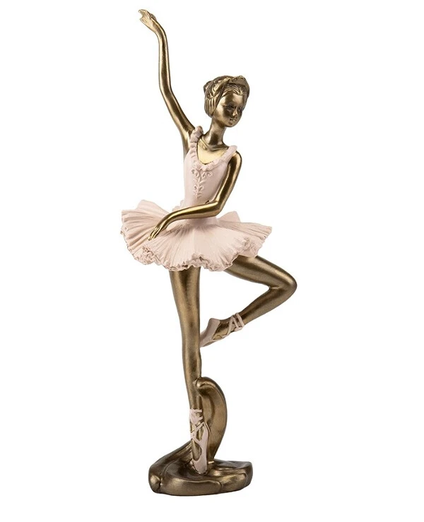 Statuettes - Статуэтка Аттитюд балерины (32 см)  Золото