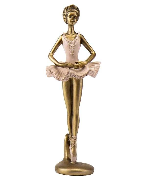 Statuettes - Статуэтка Выступление балерины (28 см)  Золото