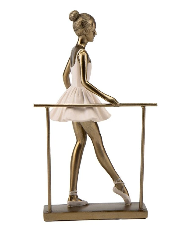 Statuettes - Статуэтка Балерина у станка (26 см)  Бронзовый back