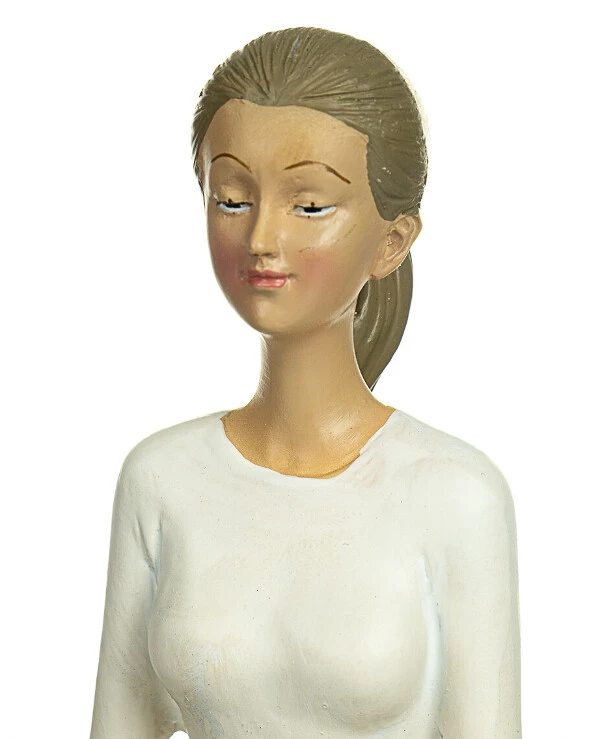 Statuettes - Фигурка Йога Лотос (13 см)  Серый back