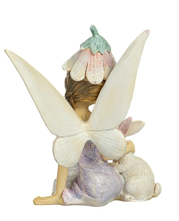 Statuettes - Фигурка Фея и кролик (9.5 см)  Бежевый back