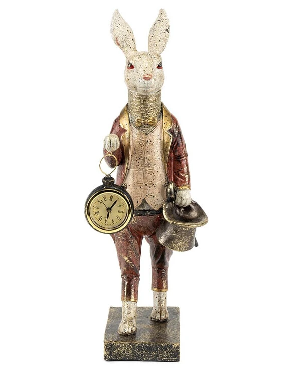 Statuettes - Статуэтка Белый кролик (35 см)  Белый
